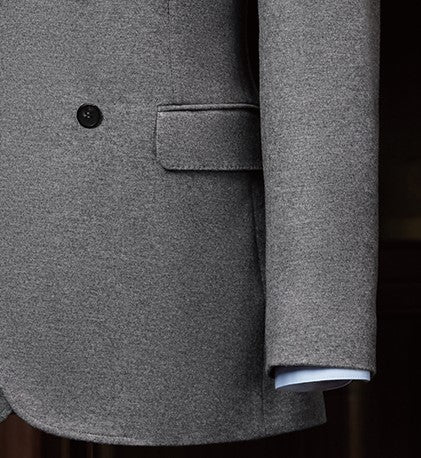 Double-Breasted Wool Suit - POLLHEIM