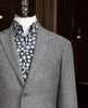 Grey Houndstooth Blazer & Black Trousers