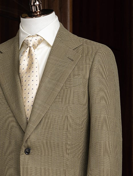 Light Sage Green Jacket & Dark Brown Trousers