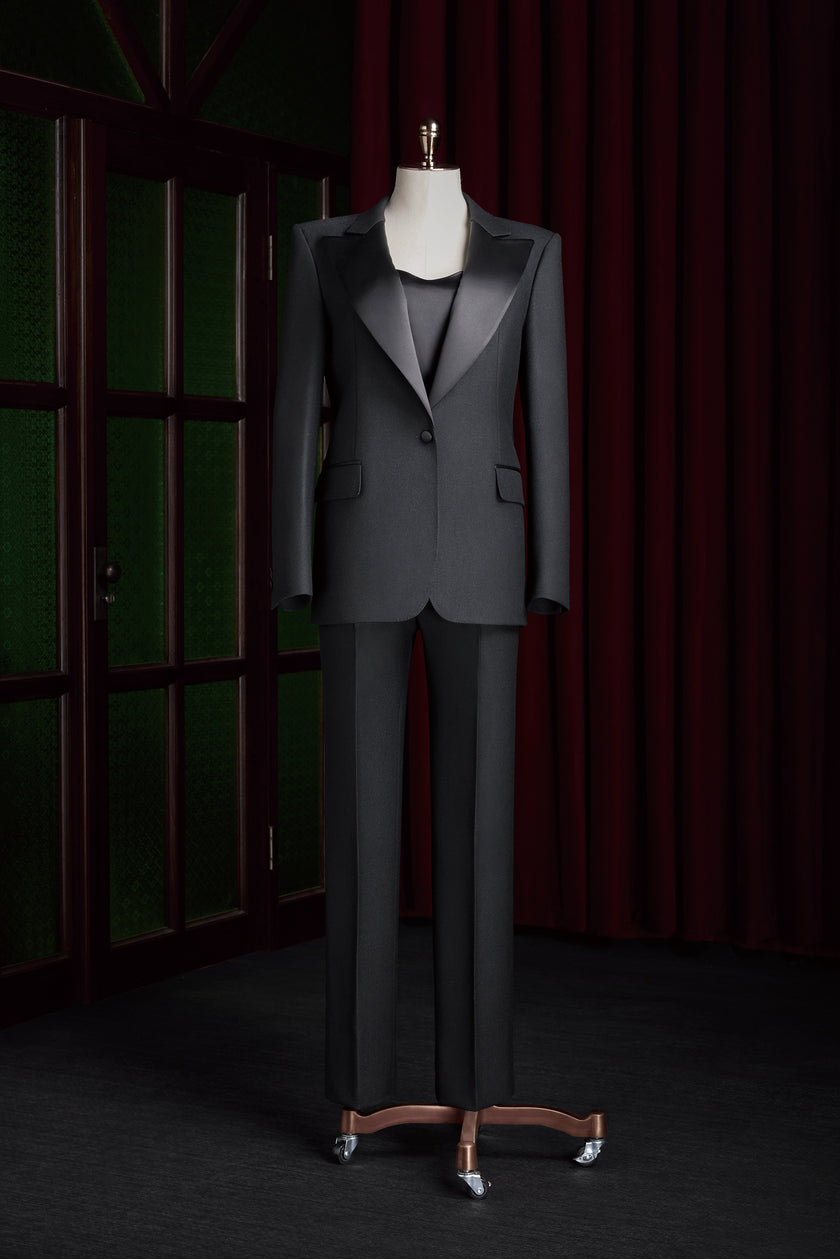 Black Single Button Suit - POLLHEIM