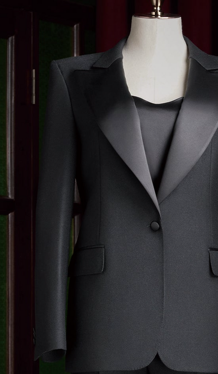 Black Single Button Suit - POLLHEIM