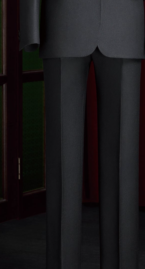 Black Single Button Suit - POLLHEIM