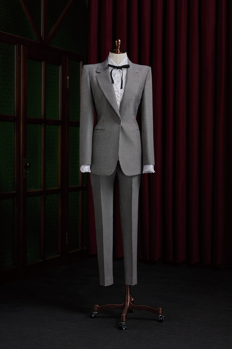 Black and White Pattern Suit - POLLHEIM