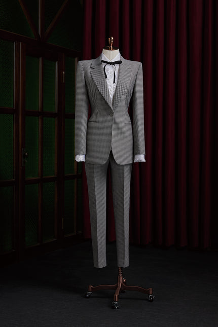 Black and White Pattern Suit - POLLHEIM