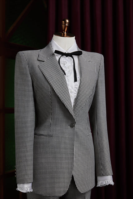 Black and White Pattern Suit - POLLHEIM