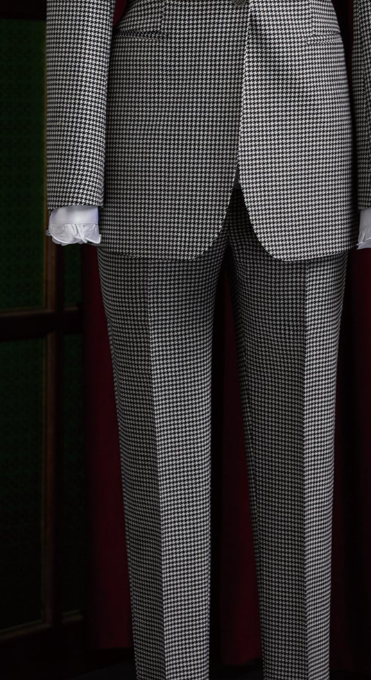 Black and White Pattern Suit - POLLHEIM