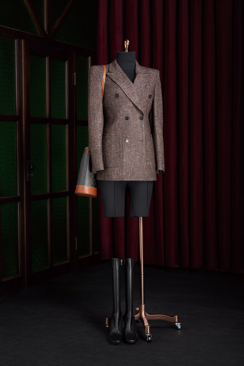 Brown Tweed Blazer - POLLHEIM