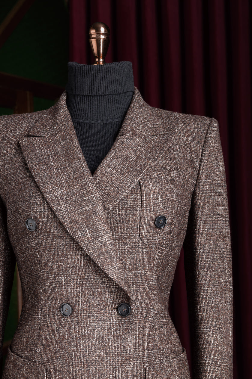 Brown Tweed Blazer - POLLHEIM