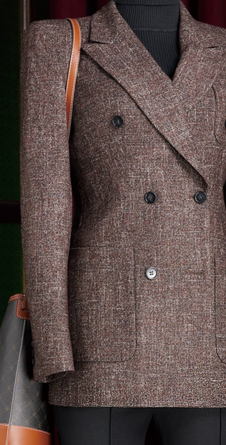 Brown Tweed Blazer - POLLHEIM