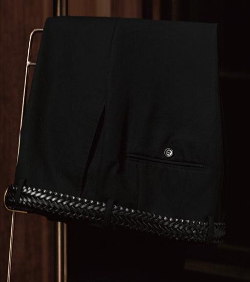 Brown Zipper Button Jacket with Black Trousers - POLLHEIM