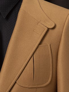 Dark Beige Coloured Safari Back Suit - POLLHEIM