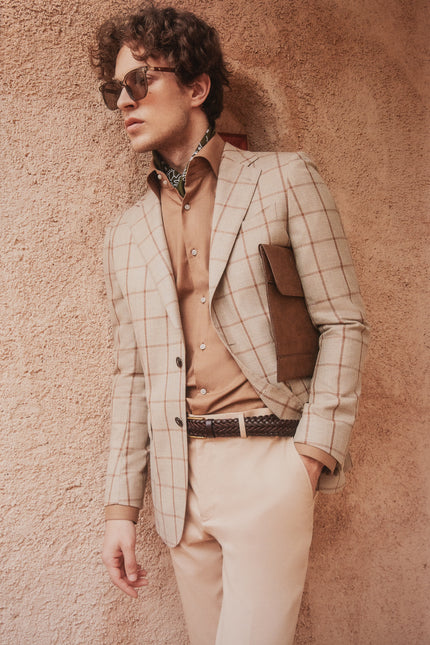 Elegant Check Blazer - POLLHEIM