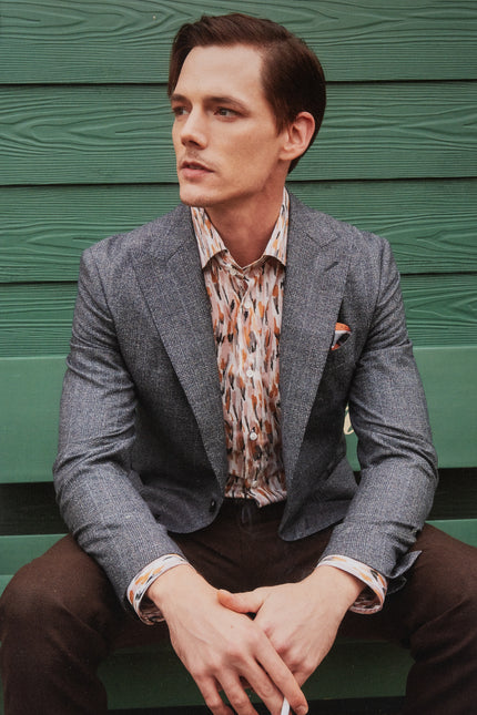 Grey Modern Elegance Blazer - POLLHEIM