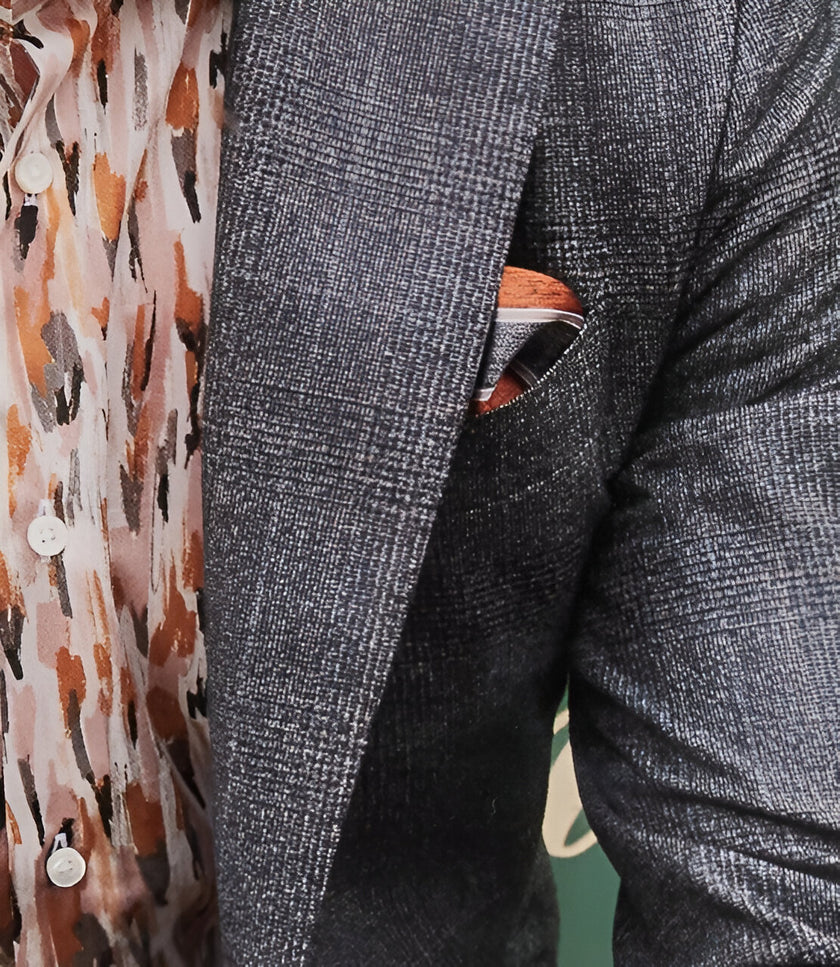 Grey Modern Elegance Blazer - POLLHEIM