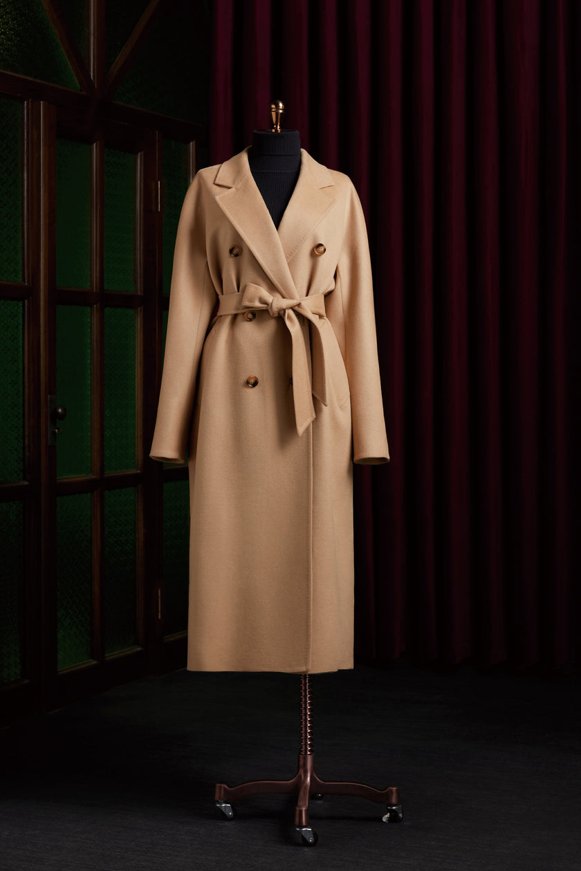 Light Tan Long Over Coat - POLLHEIM
