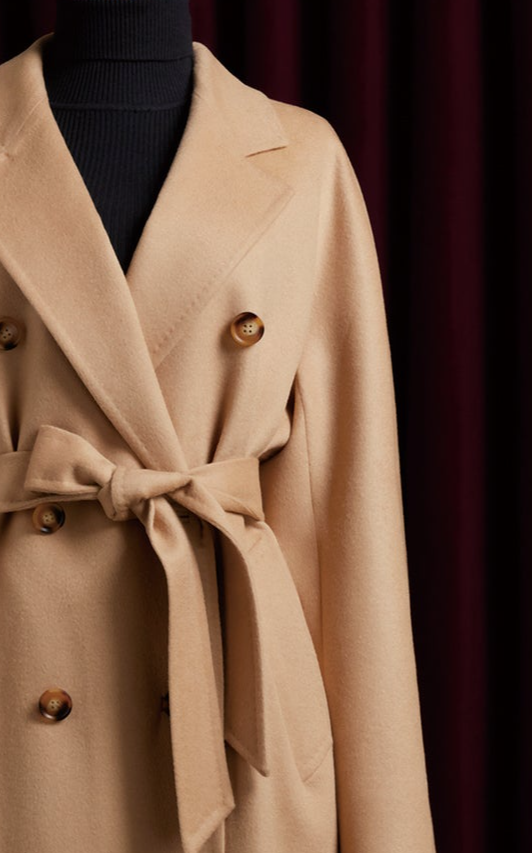 Light Tan Long Over Coat - POLLHEIM