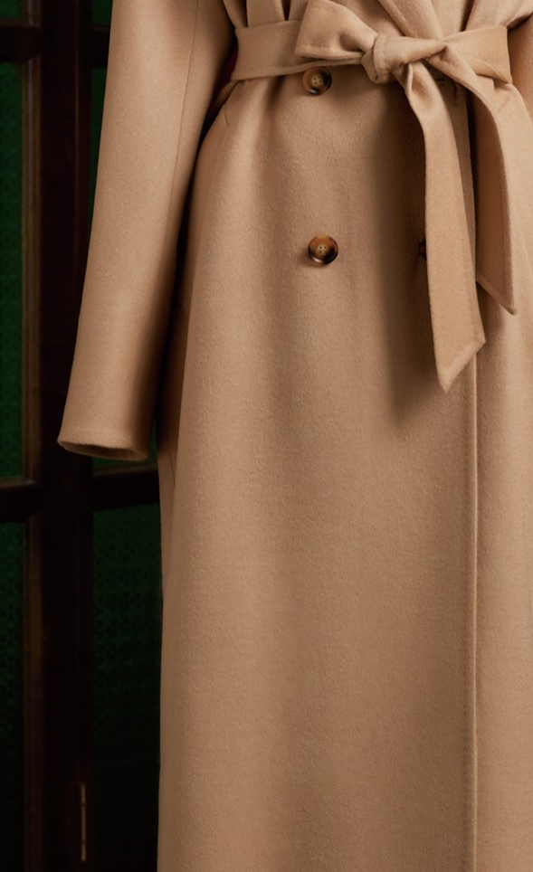 Light Tan Long Over Coat - POLLHEIM
