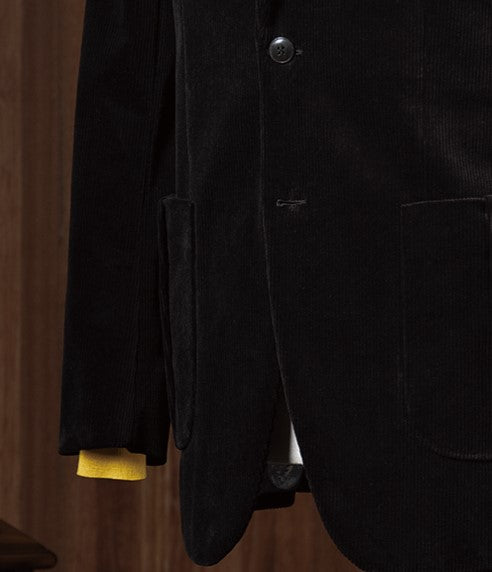 Premium Black Corduroy Suit - POLLHEIM