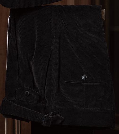 Premium Black Corduroy Suit - POLLHEIM