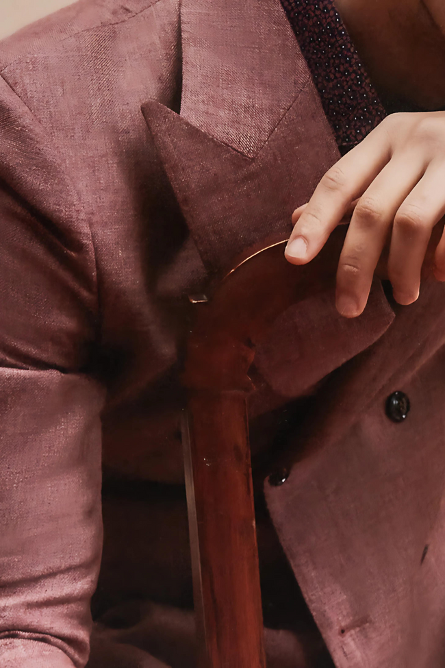 Rose Dual-Tone Suit