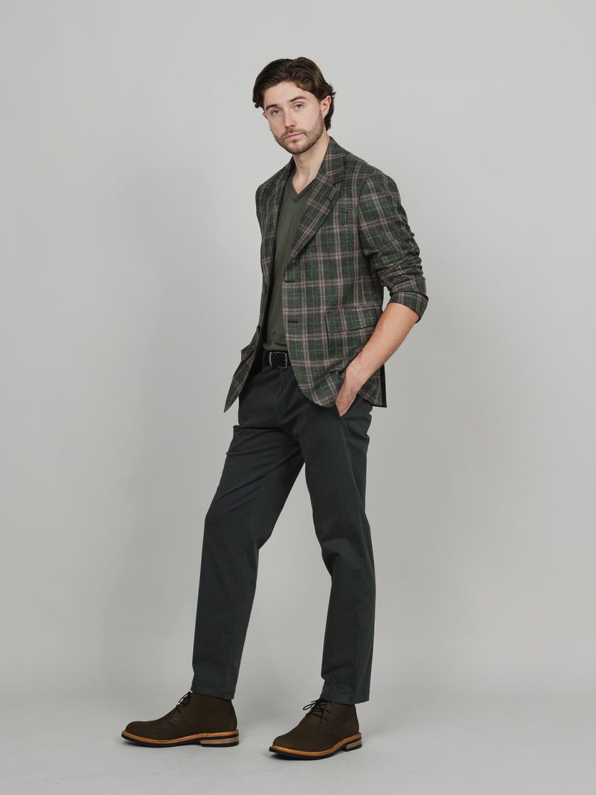 Green Check Blazer