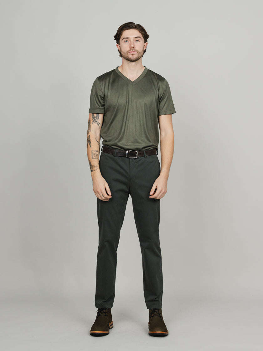 Green Wool T-Shirt