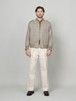 Grey Check Bomber