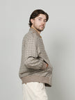 Grey Check Bomber